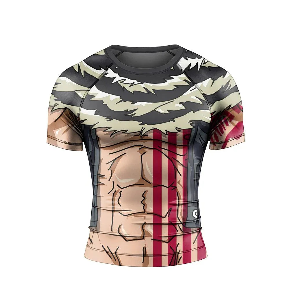 Katakuri One Piece Short Sleeve Rash Guard