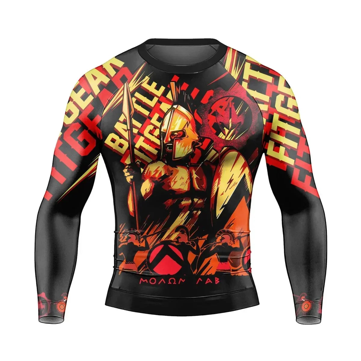 Spartan "Molon Labe" Men's Long Sleeve Rash Guard
