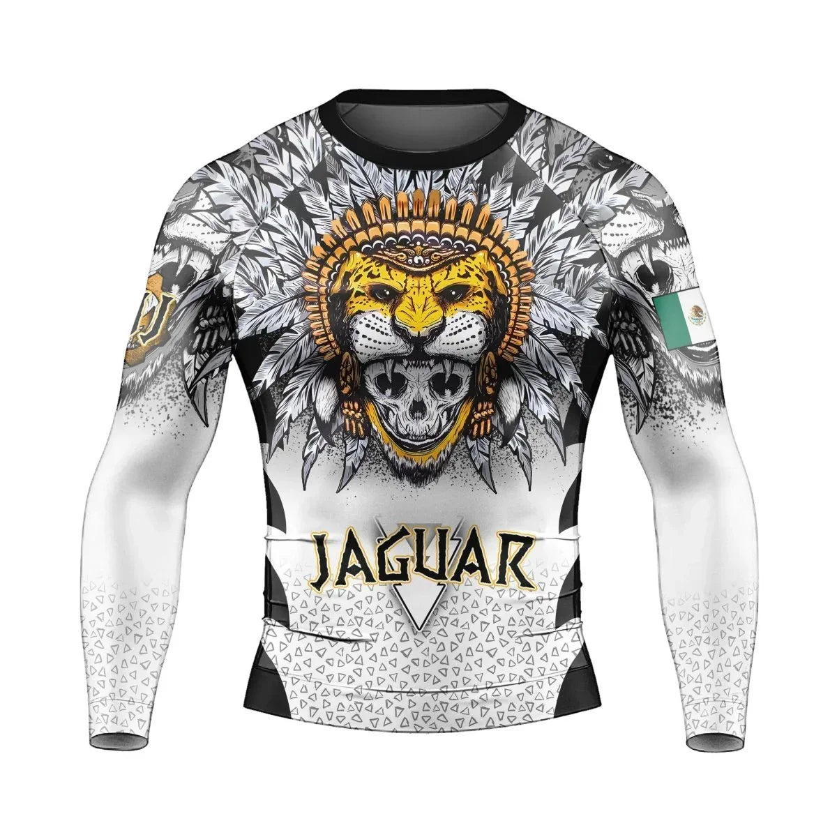 Aztec Warrior Men's Long Sleeve Rash Guard
