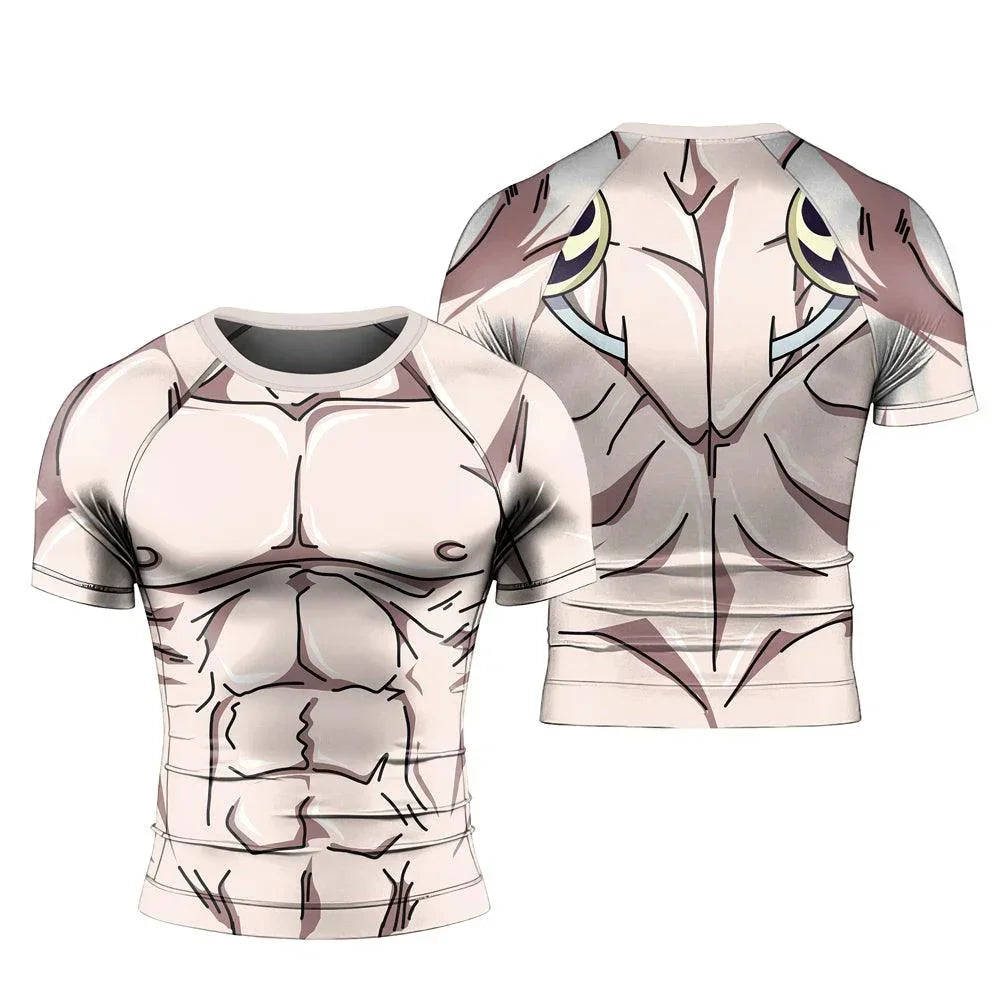 Thunder God Enel One Piece Short Sleeve Rash Guard