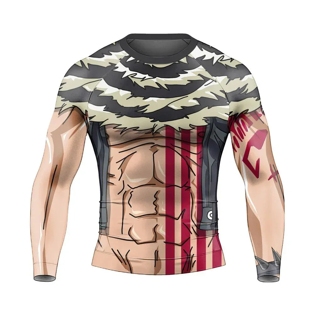 Katakuri One Piece Long Sleeve Rash Guard