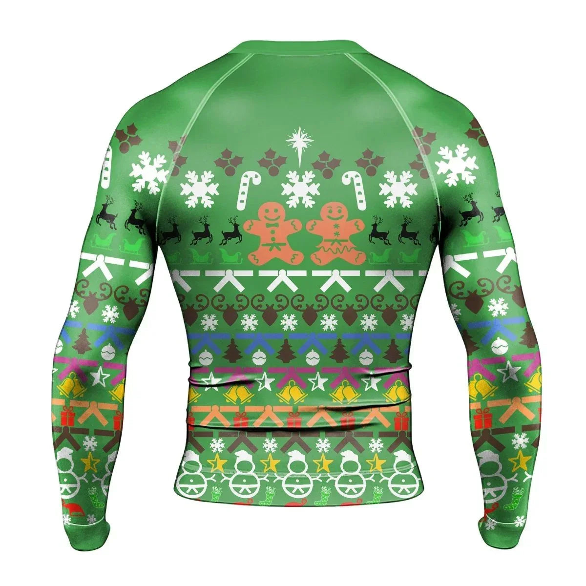 Christmas Gingerbread Long Sleeve Rash Guard
