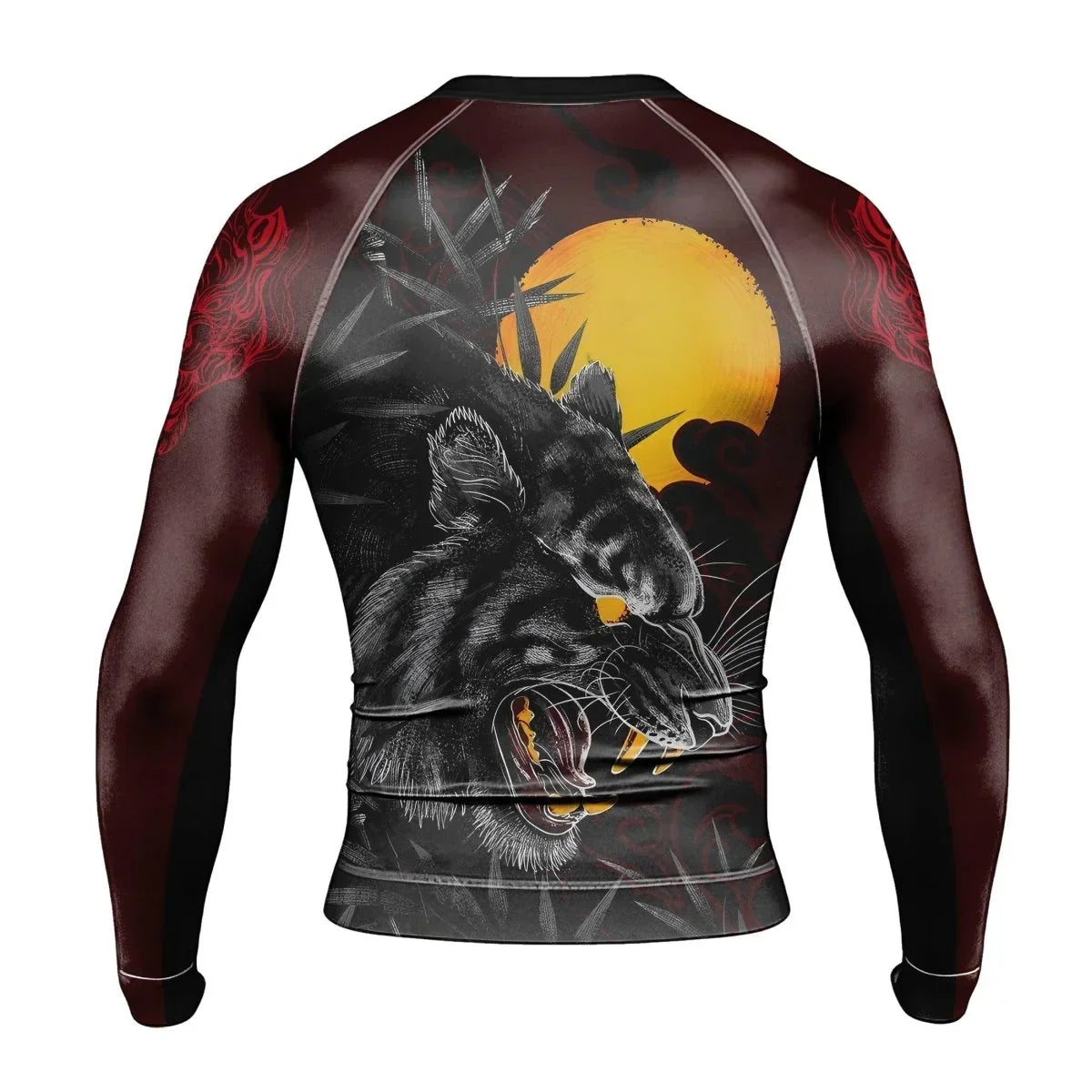 Shadow Tiger Long Sleeve Rash Guard