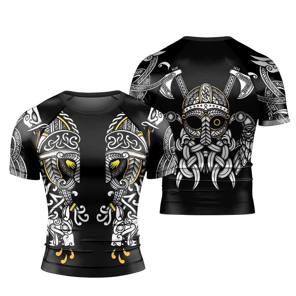 Odin' Eyes Men's Short Sleeve Rash Guard