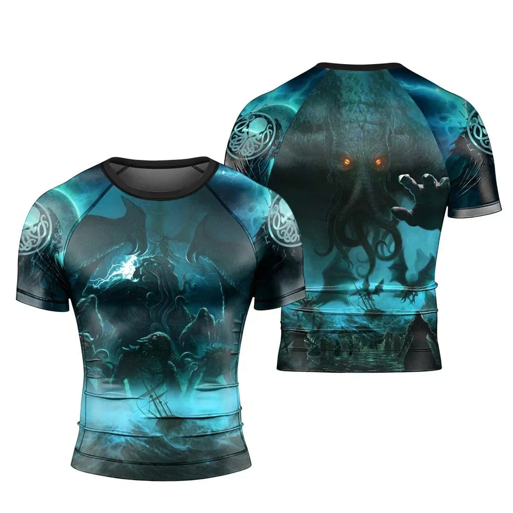 Crew Of Cthulhu Short Sleeve Rash Guard