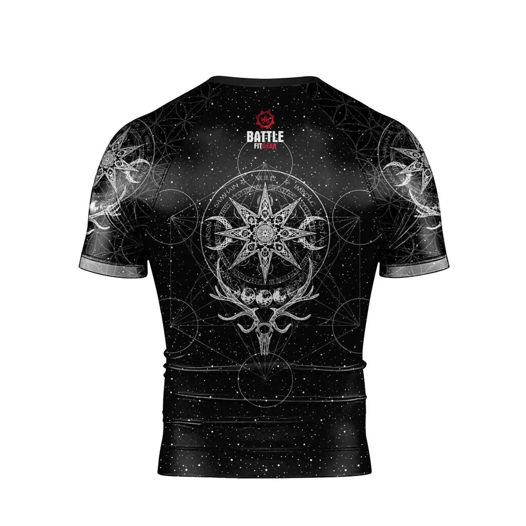 YULE Vikings Men's Short Sleeve Rash Guard