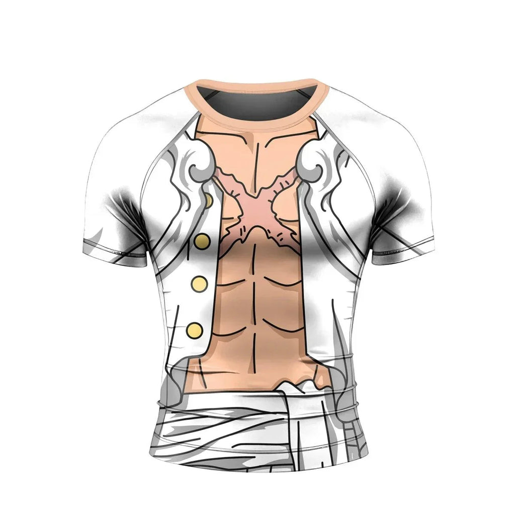 Luffy Nika Short Sleeve Rash Guard