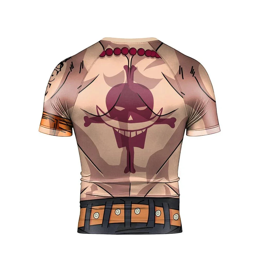 Ace One Piece Short Sleeve Rash Guard