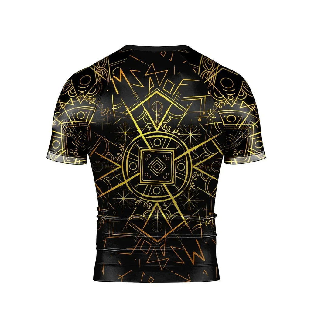 Helm Of Disguise Men's Short Sleeve Rash Guard