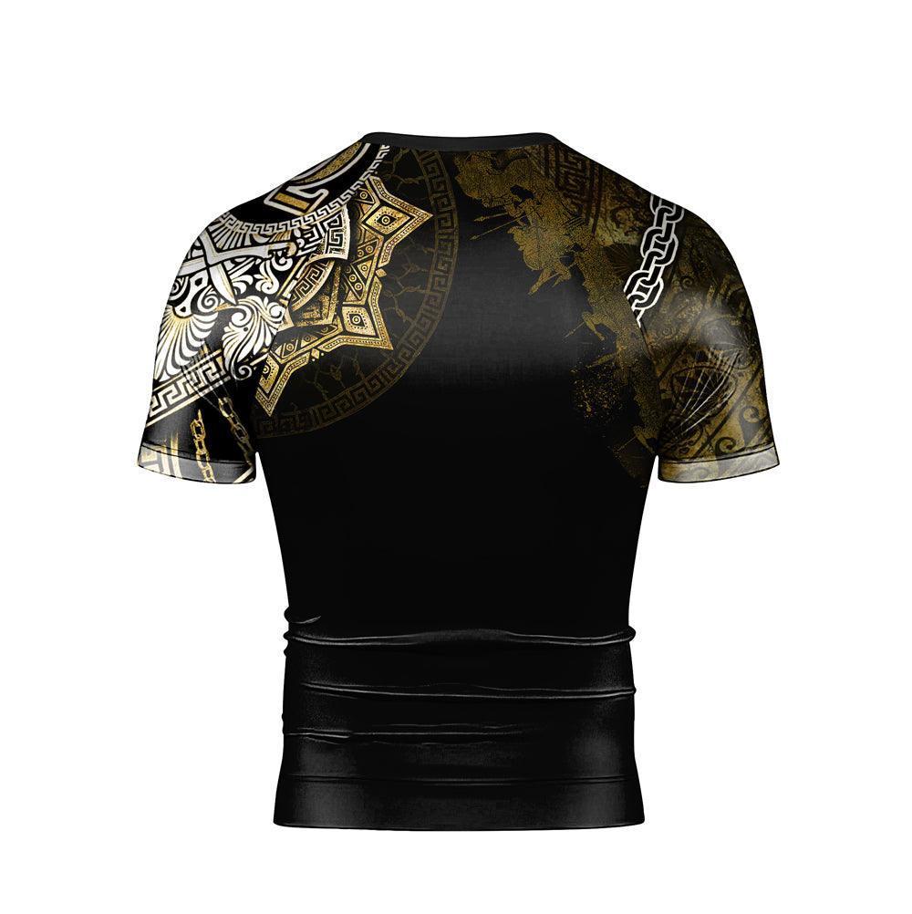Viking Warrior Medal Short Sleeve Rash Guard