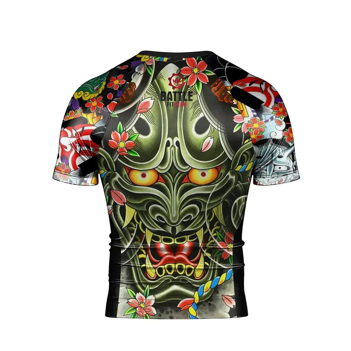 Japanese Viper Oni Men's Short Sleeve Rash Guard