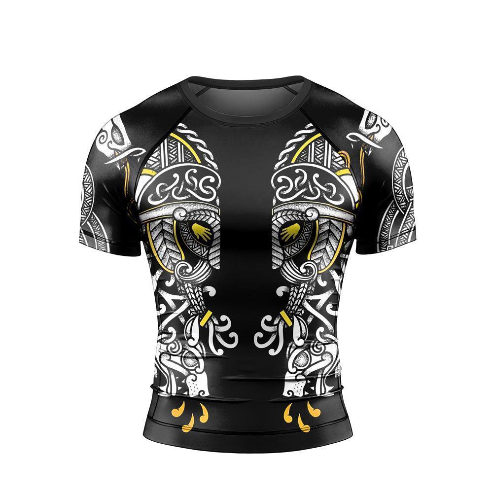 Odin' Eyes Men's Short Sleeve Rash Guard