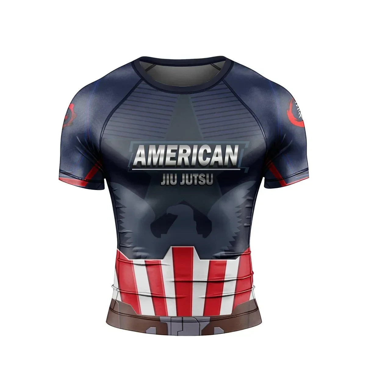 Captain American Short Sleeve Rash Guard