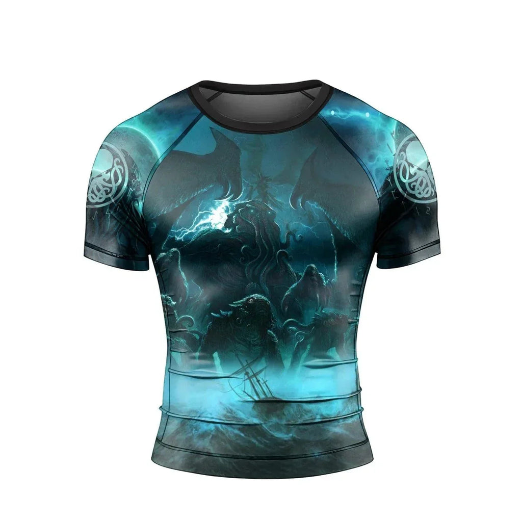 Crew Of Cthulhu Short Sleeve Rash Guard
