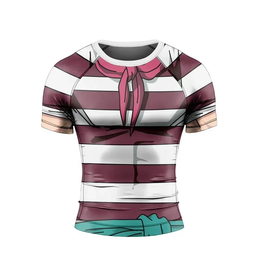 Four Emperors Buggy One Piece Short Sleeve Rash Guard