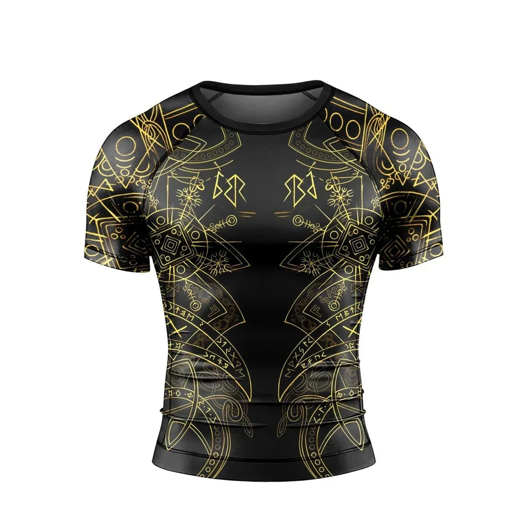 Helm Of Disguise Men's Short Sleeve Rash Guard
