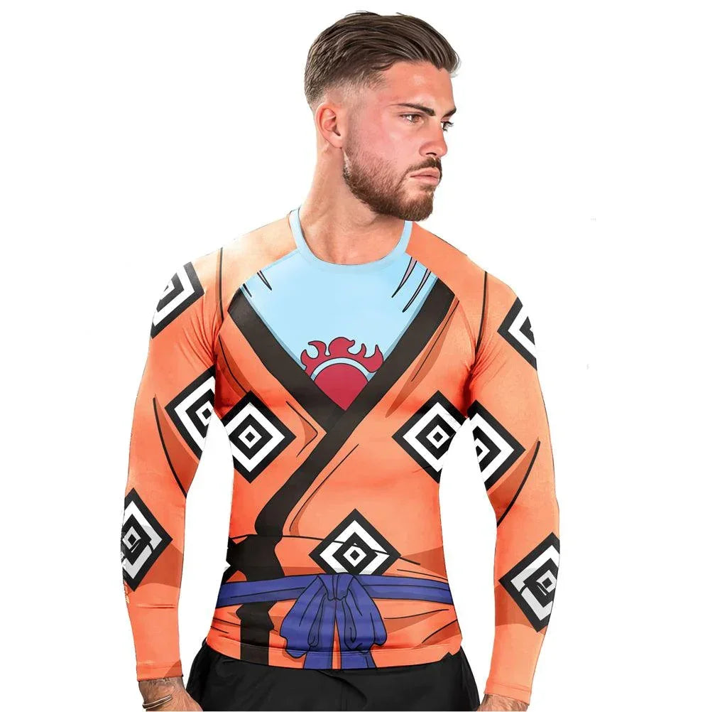Fish Man Jinbe One Piece Long Sleeve Rash Guard
