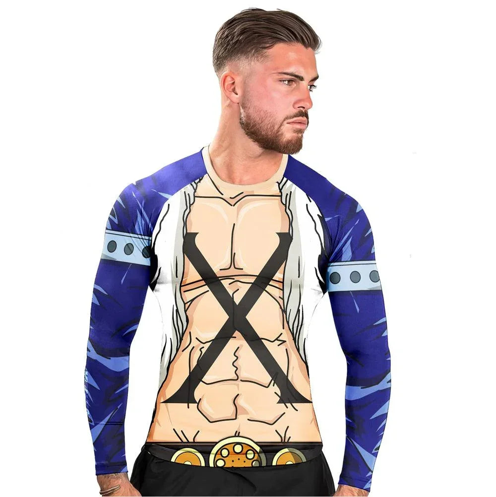 X Drake One Piece Skin Long Sleeve Rash Guard