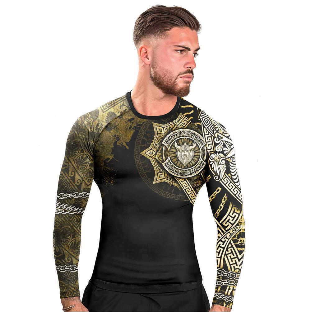 Viking Warrior Medal Long Sleeve Rash Guard