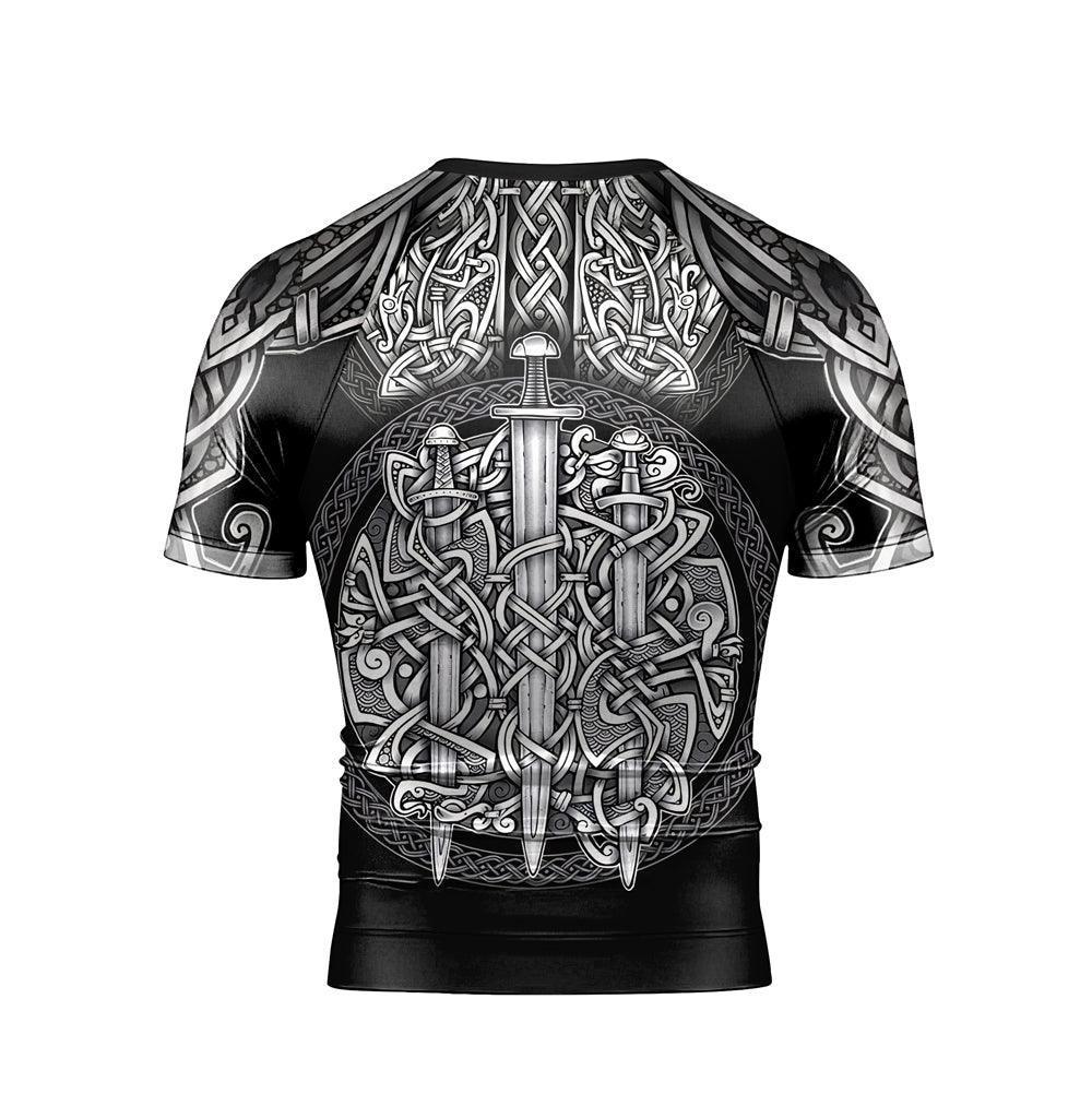 Sword & Shield Viking Men's Short Sleeve Rash Guard