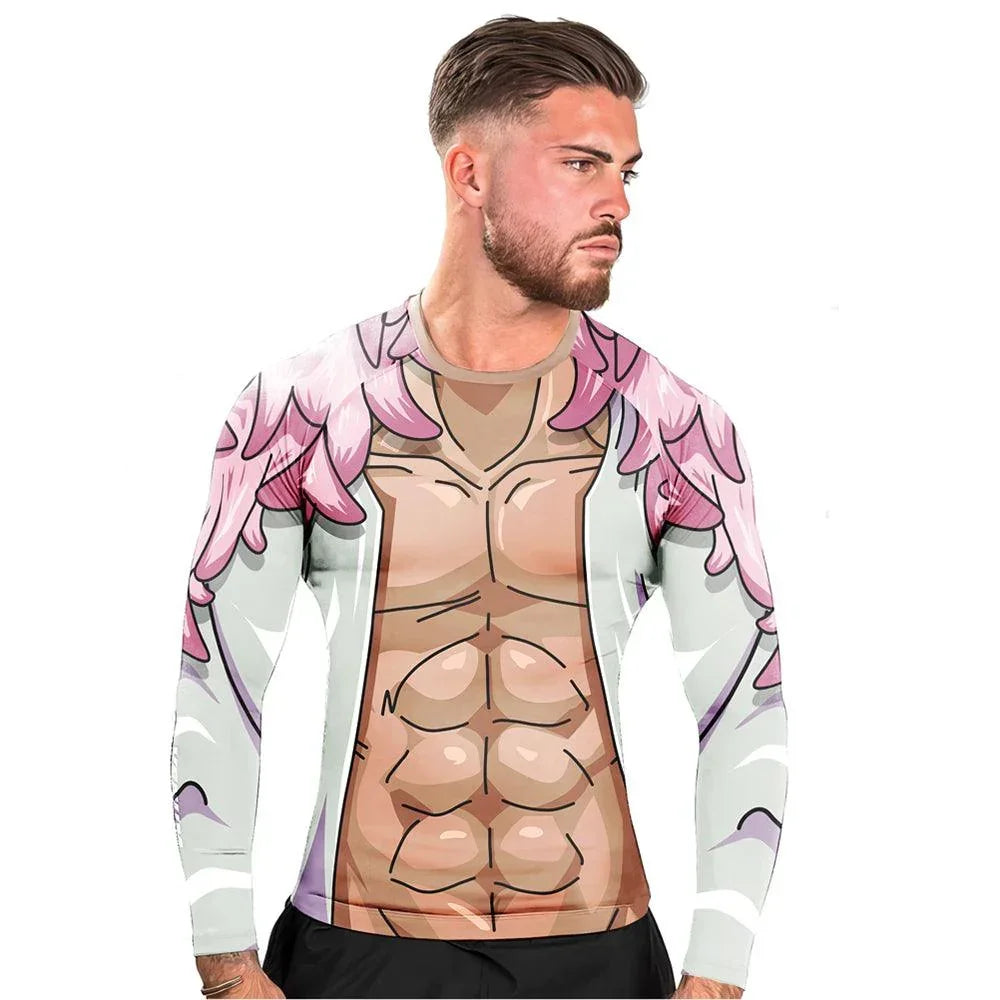 Donquixote Doflamingo Long Sleeve Rash Guard
