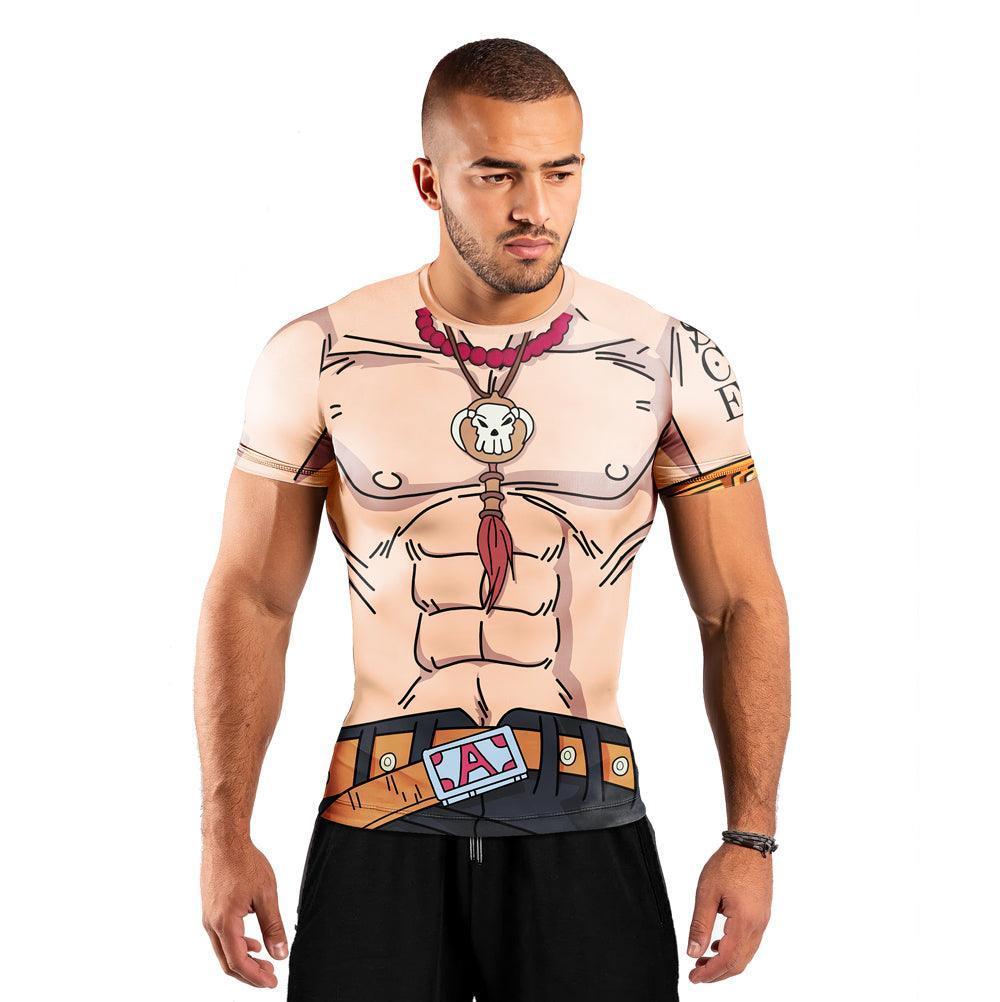 Ace One Piece Short Sleeve Rash Guard