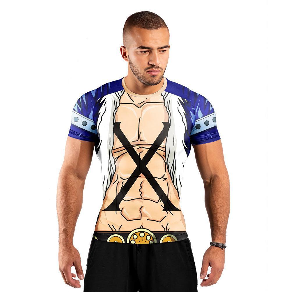 X Drake One Piece Skin Short Sleeve Rash Guard