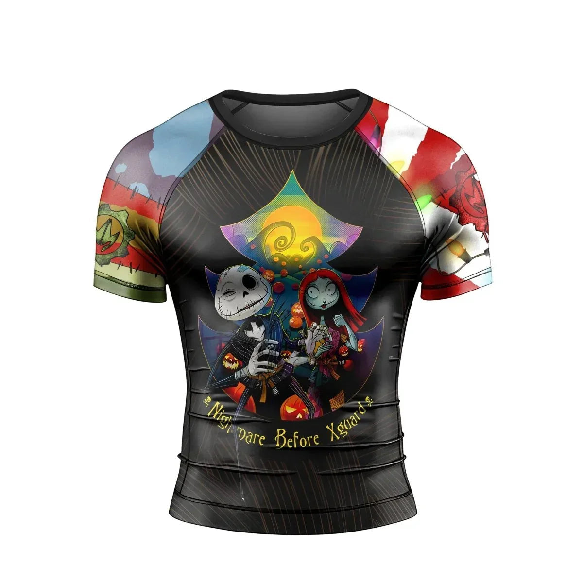 Oogie Boogie Christmas Short Sleeve Rash Guard