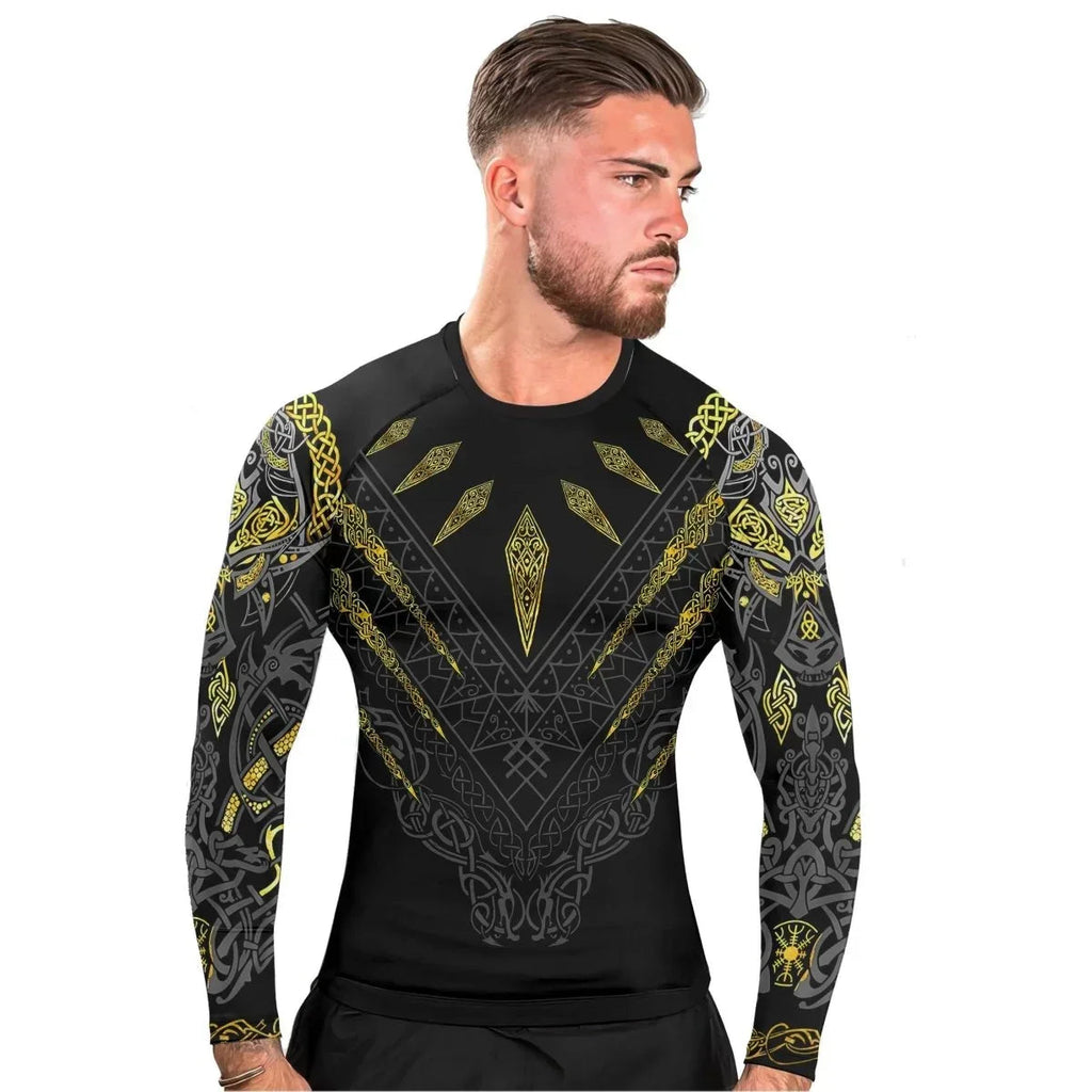 Fenrir's Wrath Man Long Sleeve Rash Guard