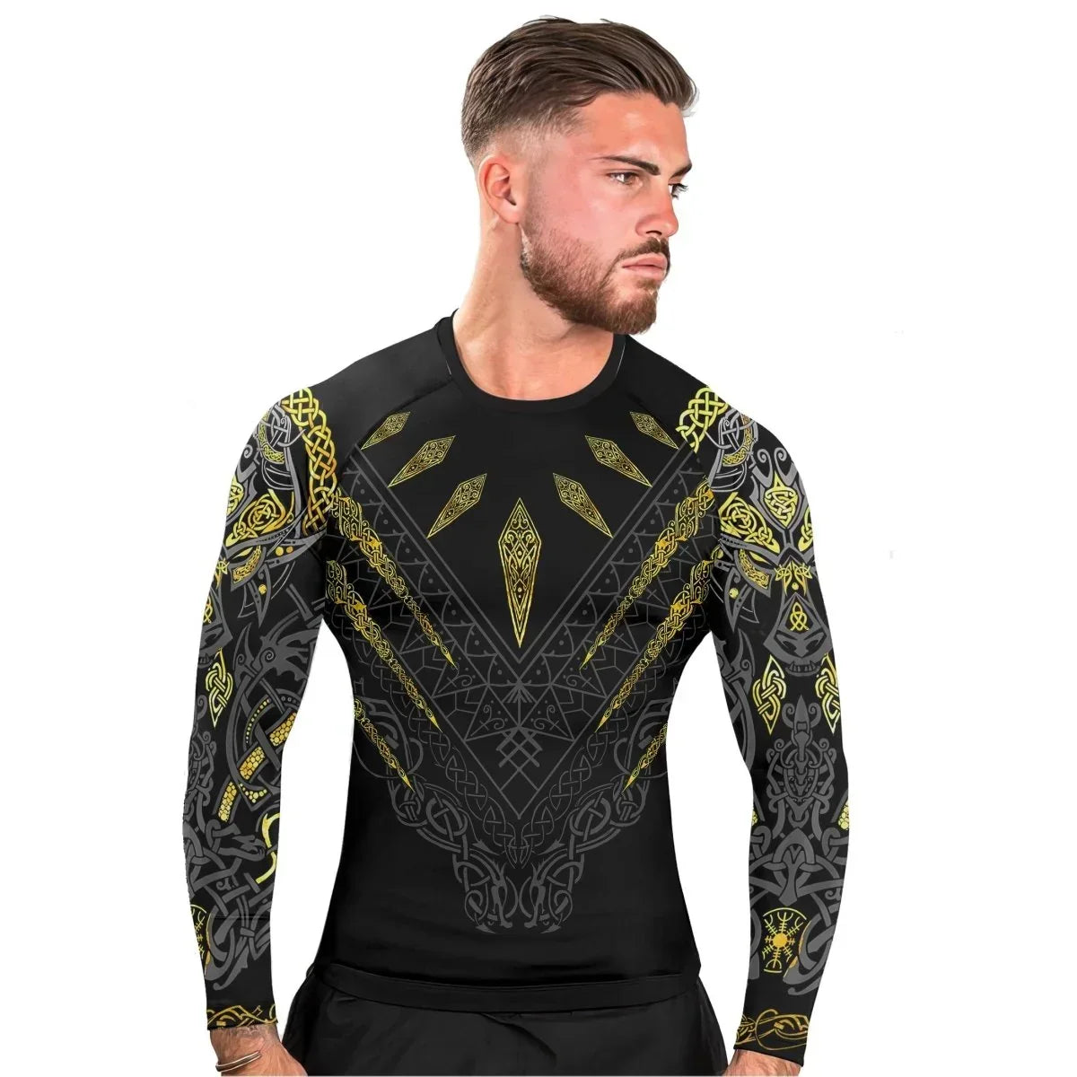 Fenrir's Wrath Man Long Sleeve Rash Guard