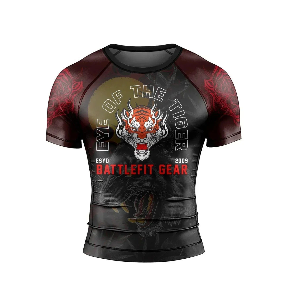 Shadow Tiger Short Sleeve Rash Guard