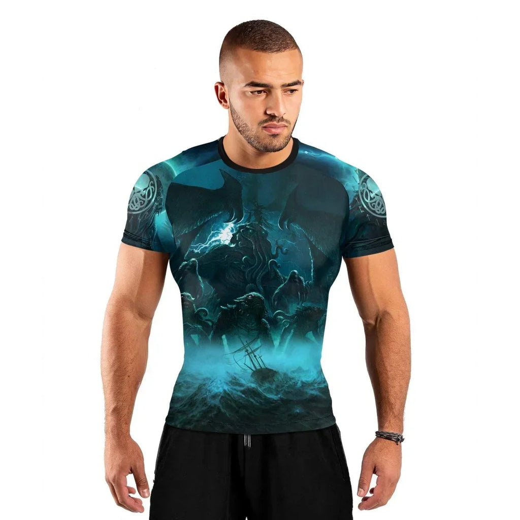 Crew Of Cthulhu Short Sleeve Rash Guard
