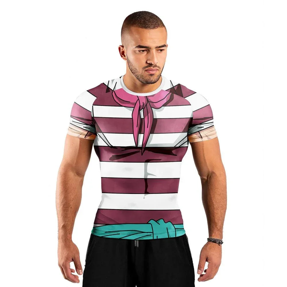 Four Emperors Buggy One Piece Short Sleeve Rash Guard