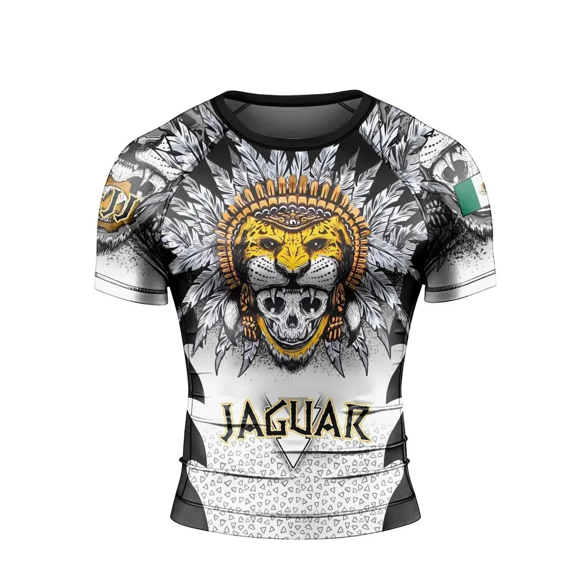 Aztec Warrior Men's Short Sleeve Rash Guard