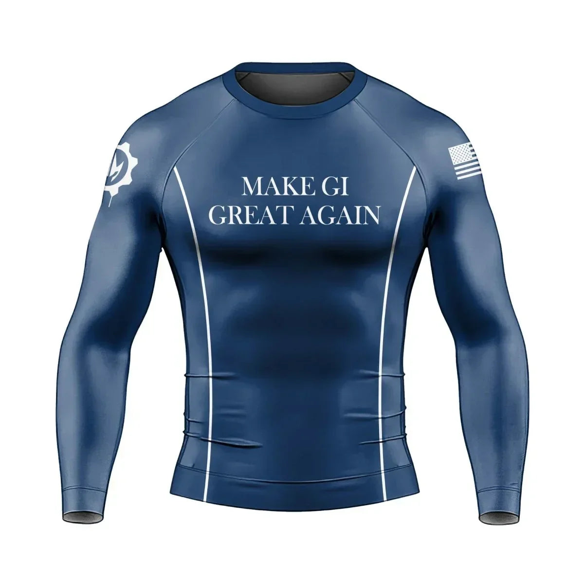 Make Gi Great Again Men's Long Sleeve Rash Guard