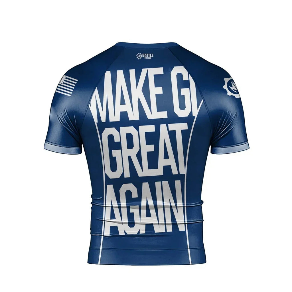 Make Gi Great Again Men's Short Sleeve Rash Guard