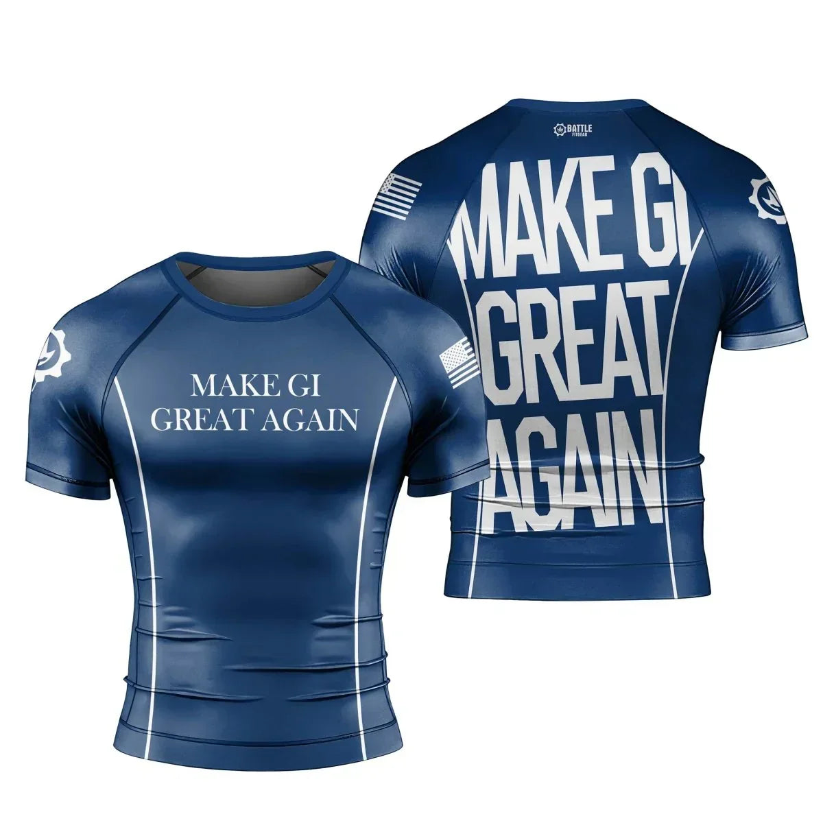 Make Gi Great Again Men's Short Sleeve Rash Guard