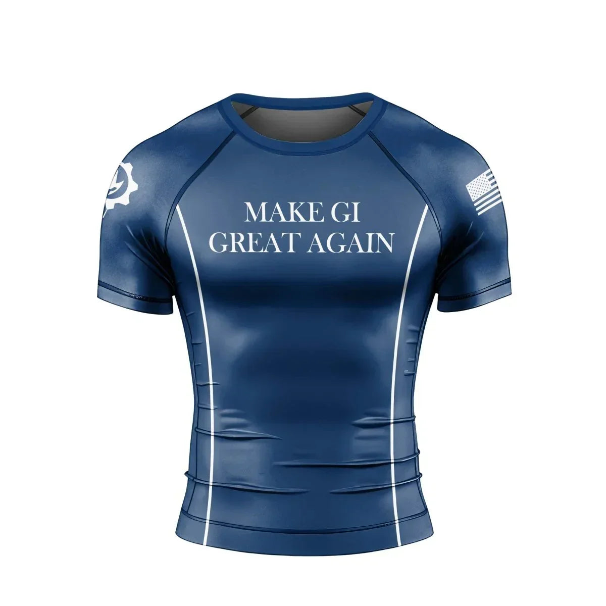 Make Gi Great Again Men's Short Sleeve Rash Guard
