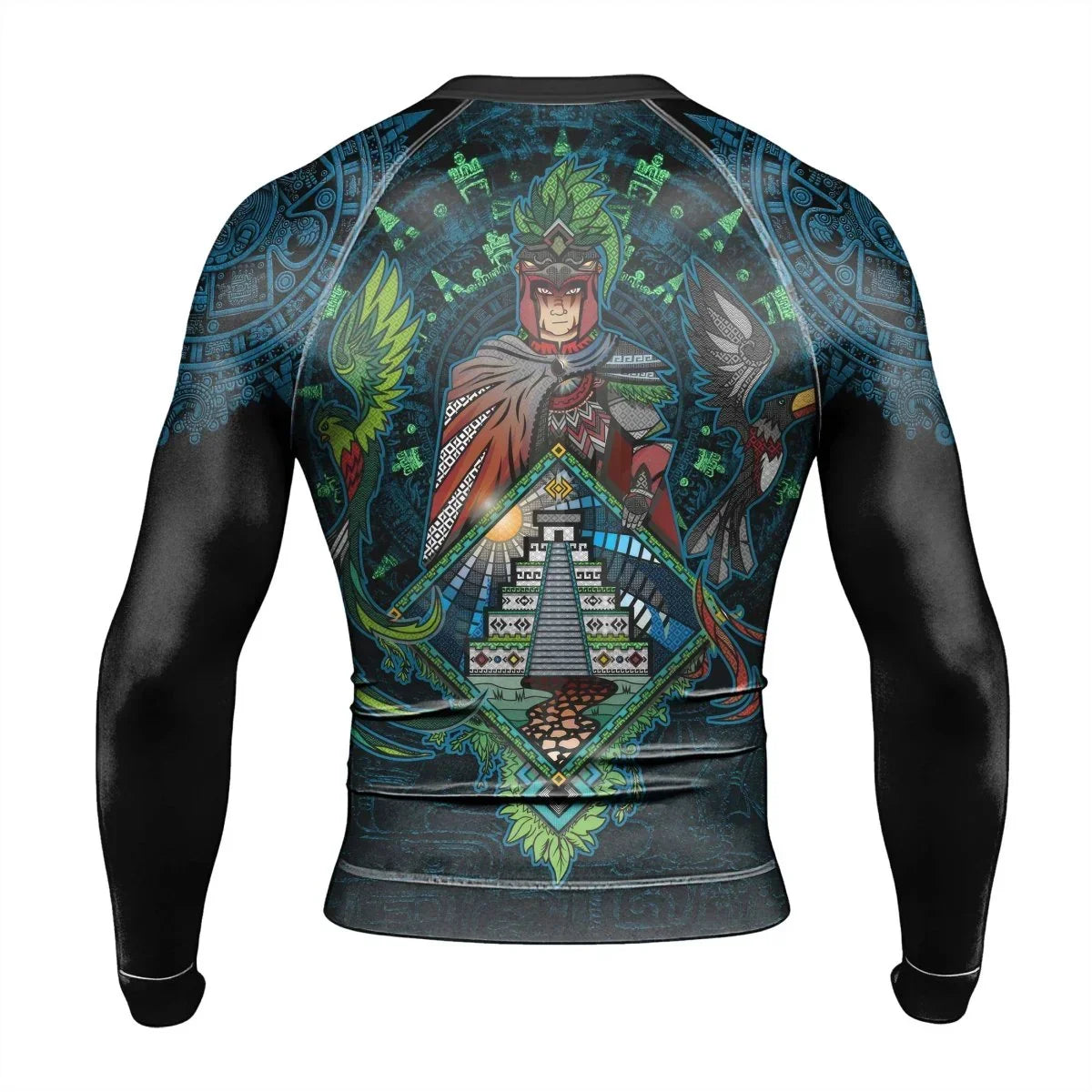 Mayan Guardian Men's Long Sleeve Rash Guard