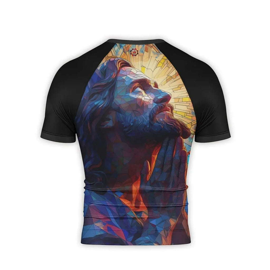 Merciful Guardian Men's Short Sleeve Rash Guard