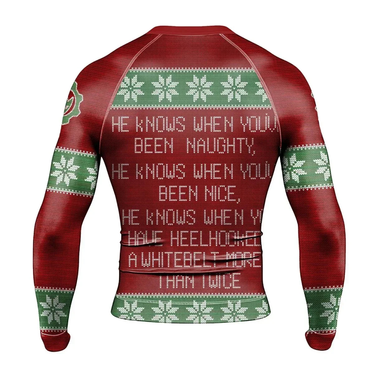 Santa & Satan Christmas Long Sleeve Rash Guard