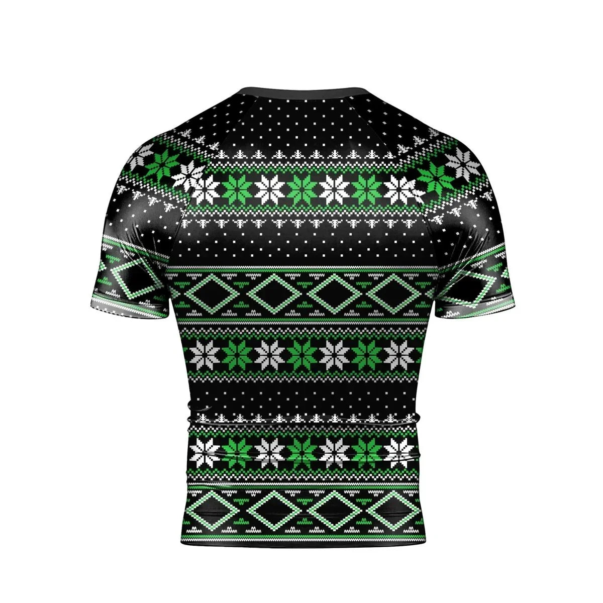 Santa Christmas Short Sleeve Rash Guard