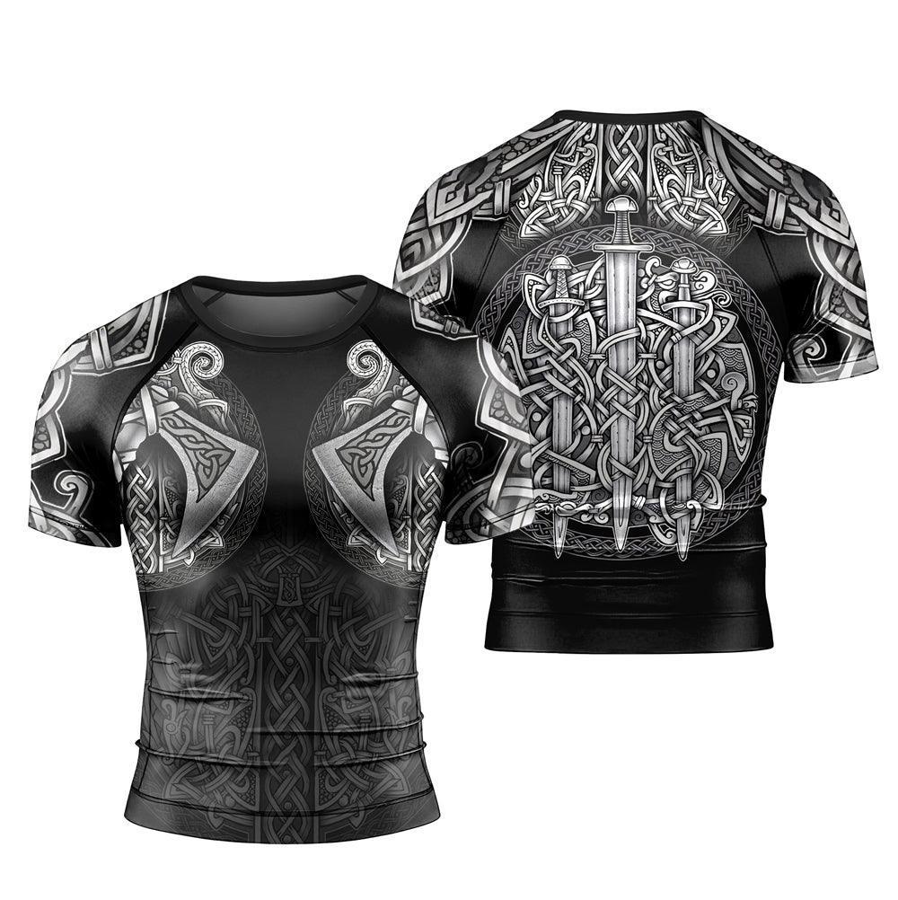 Sword & Shield Viking Men's Short Sleeve Rash Guard