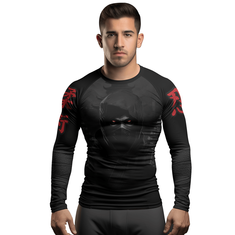 Rashninja Ninja Fury Men's Long Sleeve Rash Guard