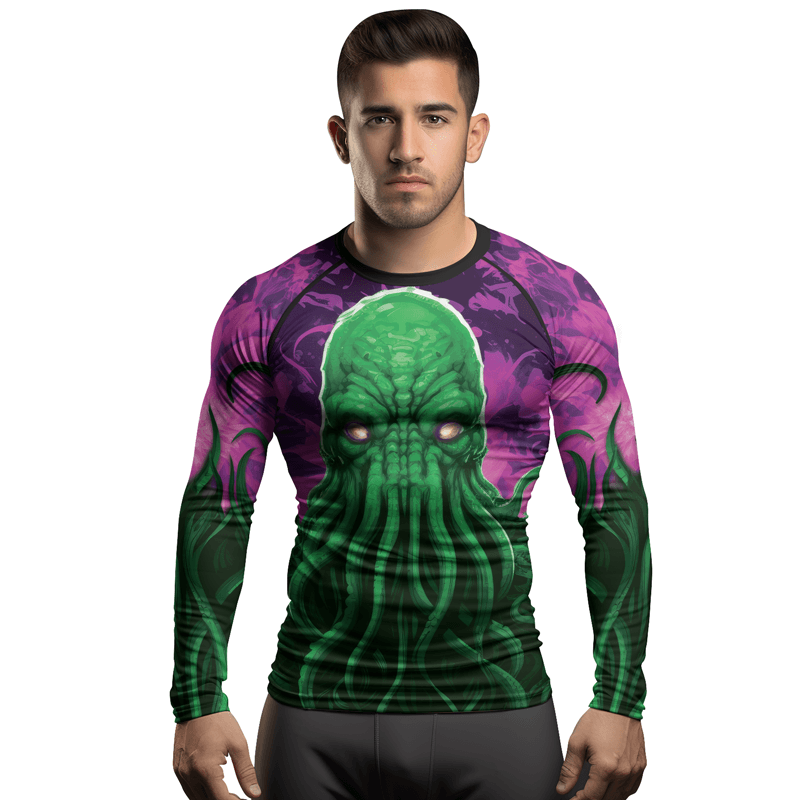 Rashninja Madness Manifest Octopus Men's Long Sleeve Rash Guard