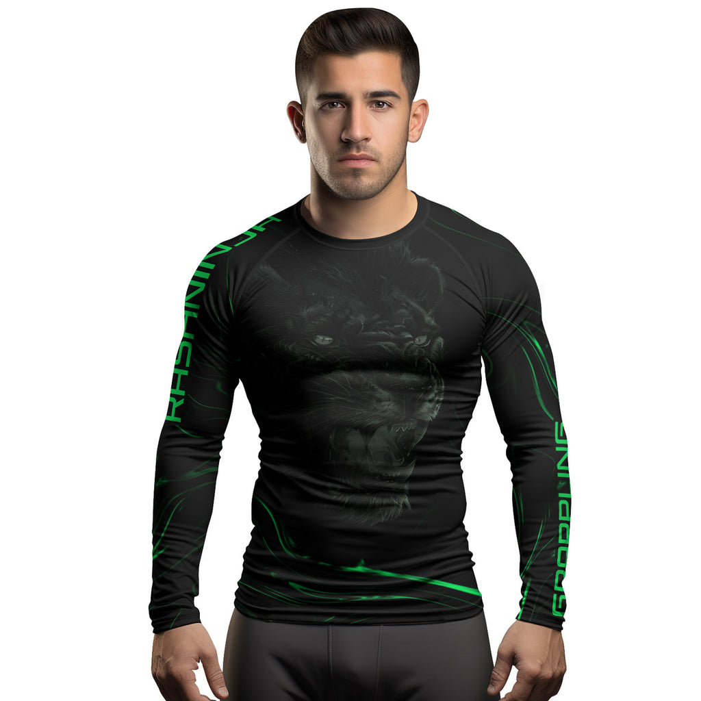 Rashninja Lion's Power Men's Long Sleeve Rash Guard