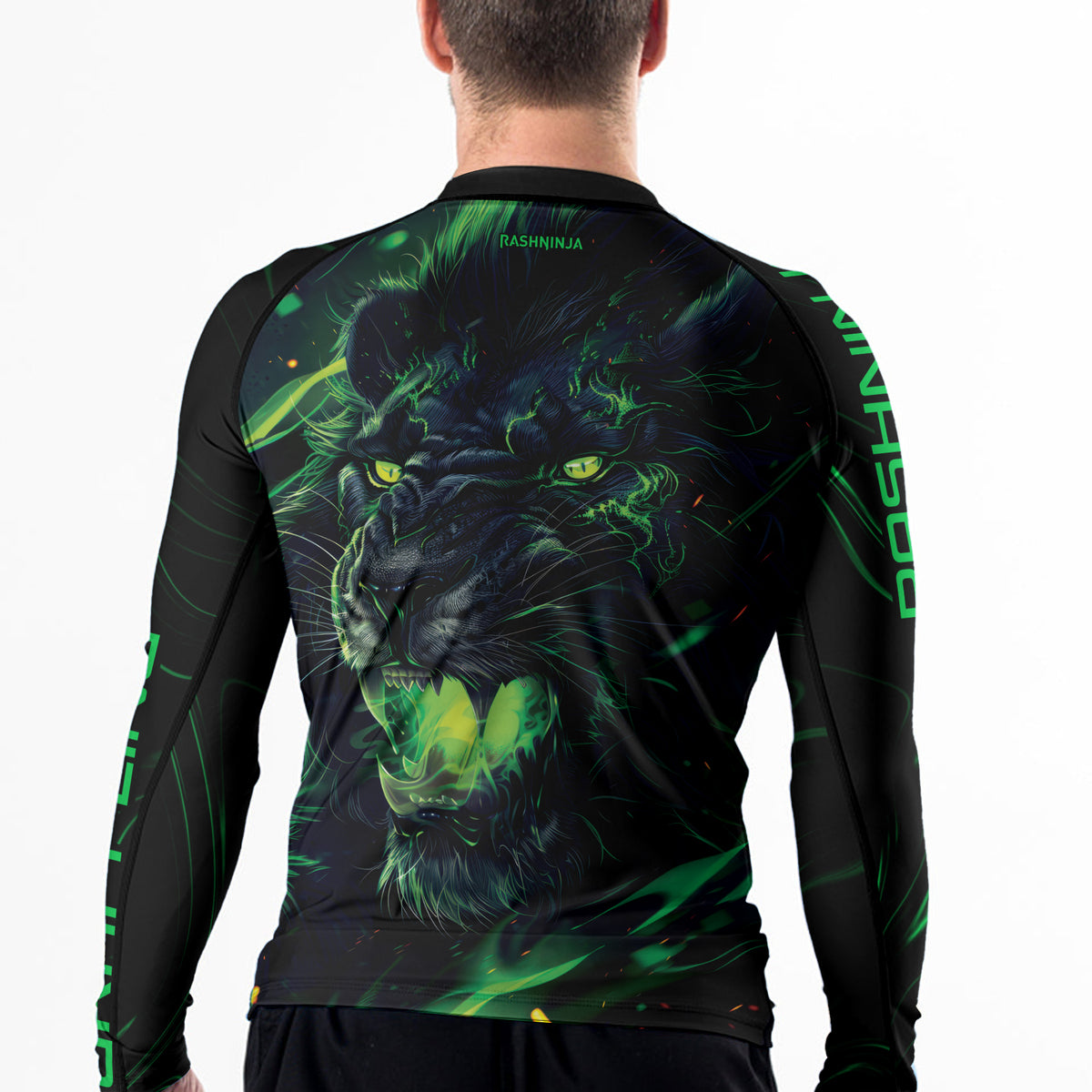 Rashninja Lion's Power Men's Long Sleeve Rash Guard