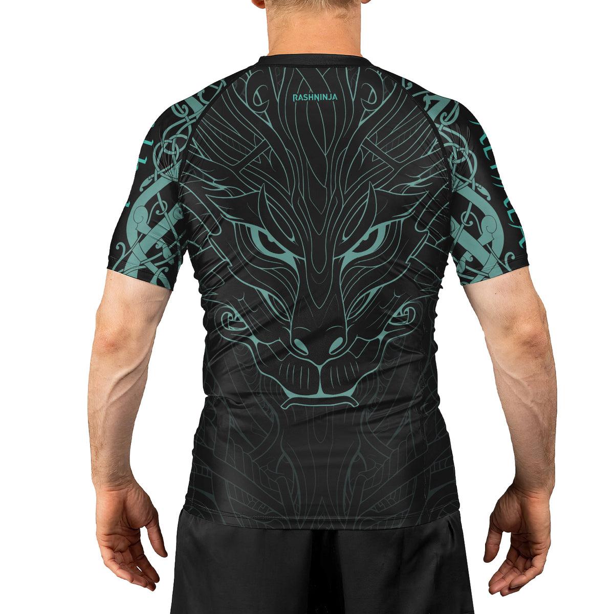 Rashninja Nordic Dragon Guardian Men's Short Sleeve Rash Guard