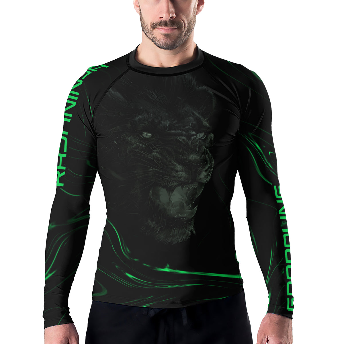 Rashninja Lion's Power Men's Long Sleeve Rash Guard