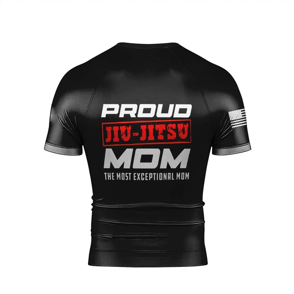 Mom Jiu-Jitsu Men's Short Sleeve Rash Guard
